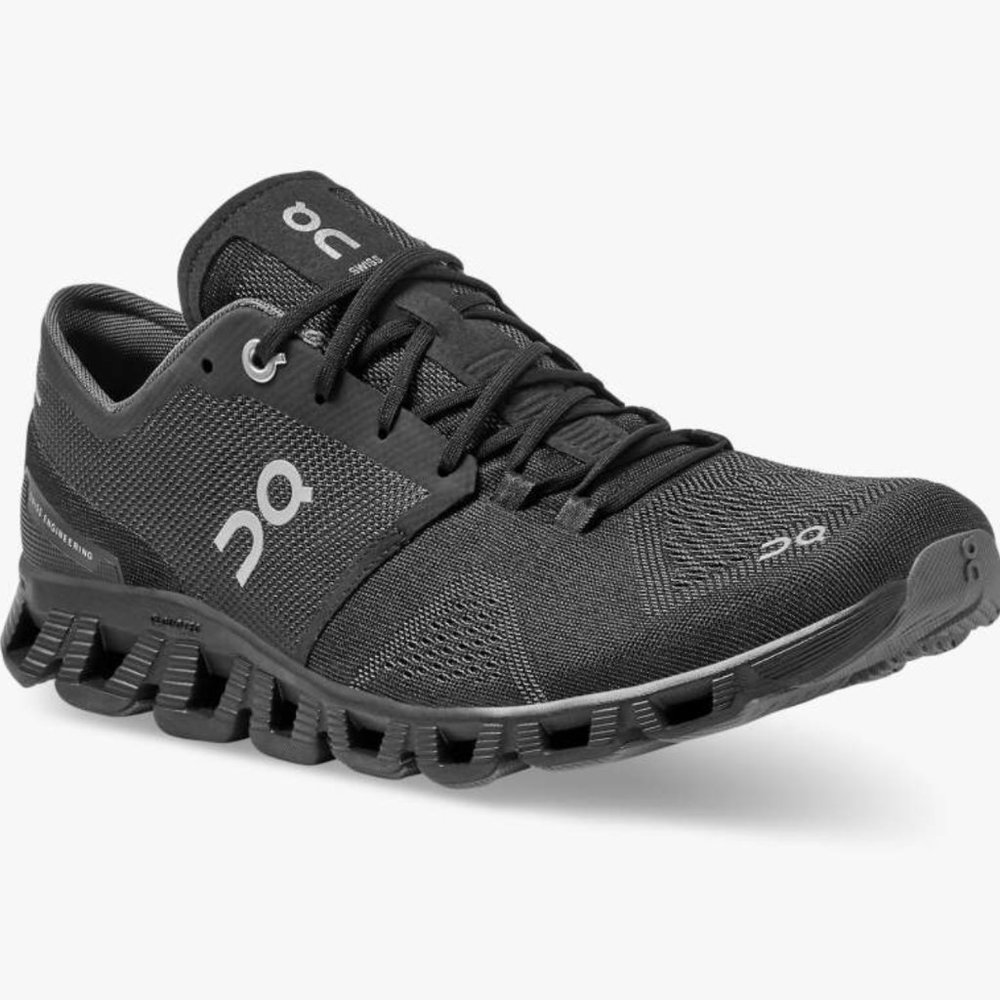 on Cloud X Men's Shoes - Asphalt (Black) - 10.5